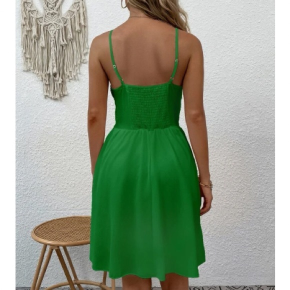 Boho lace shirred back cami dress - Picture 11 of 16